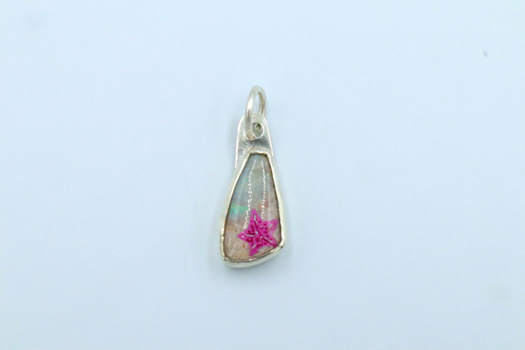 Painted Opal Charms