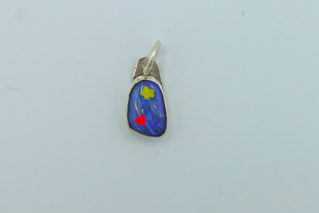 Painted Opal Charms
