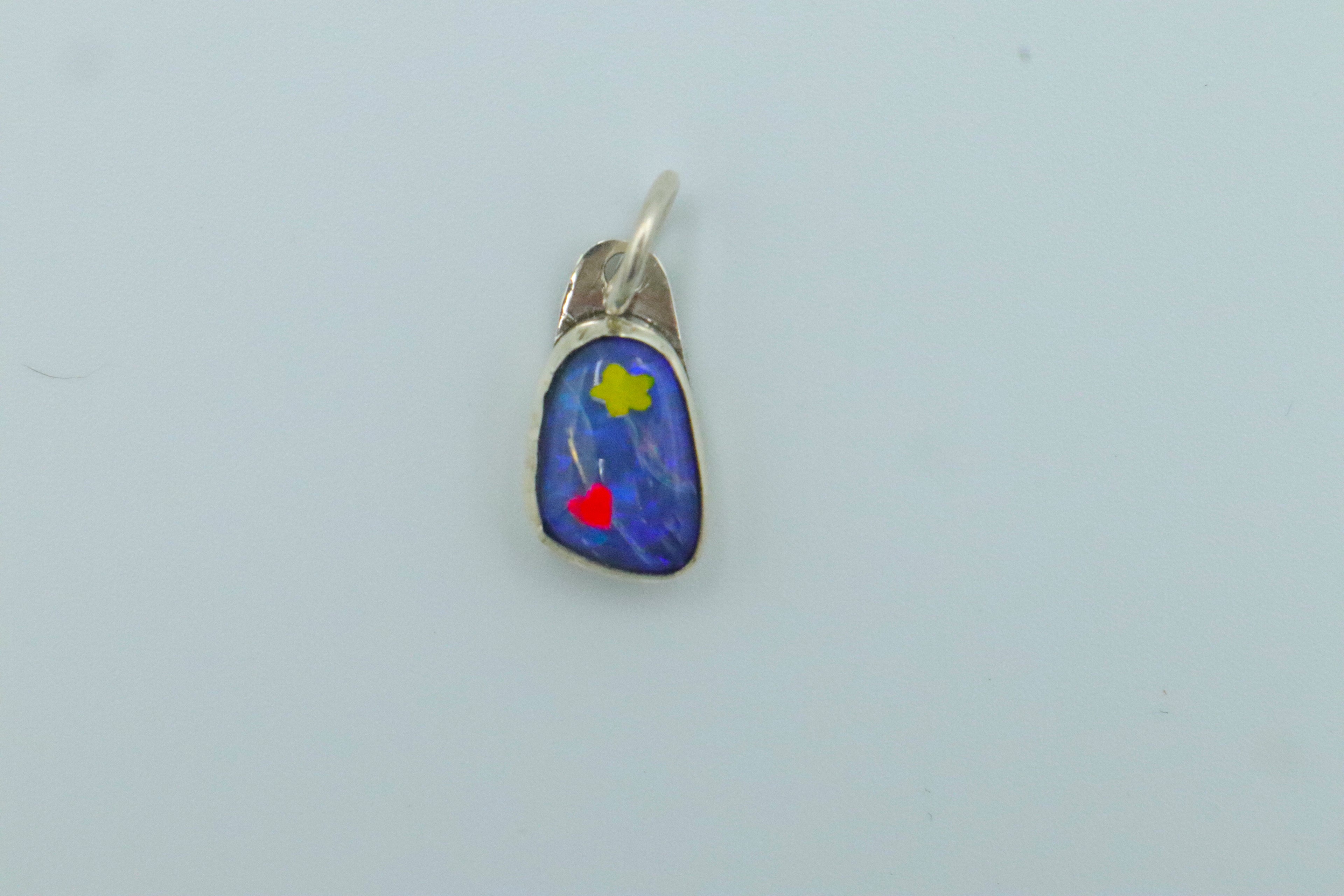 Painted Opal Charms